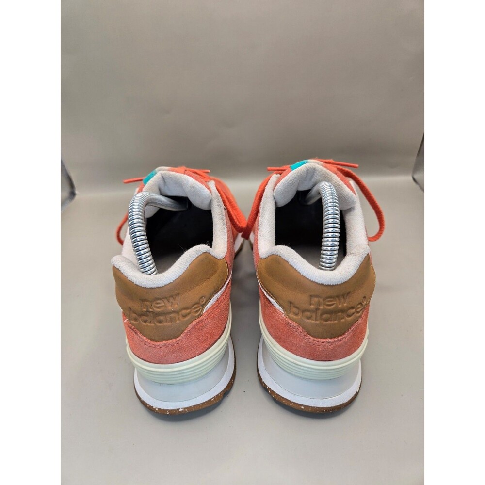 New Balance 574 Shoes Womens 8.5 B Global Surf Gum Suede Casual Classic Sneakers - Picture 5 of 8